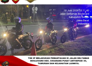 Jaga Jakarta Jaga Bekasi, Patroli Perintis Presisi Polres Metro Bekasi Sisir Titik Rawan Cegah 3C dan Tawuran