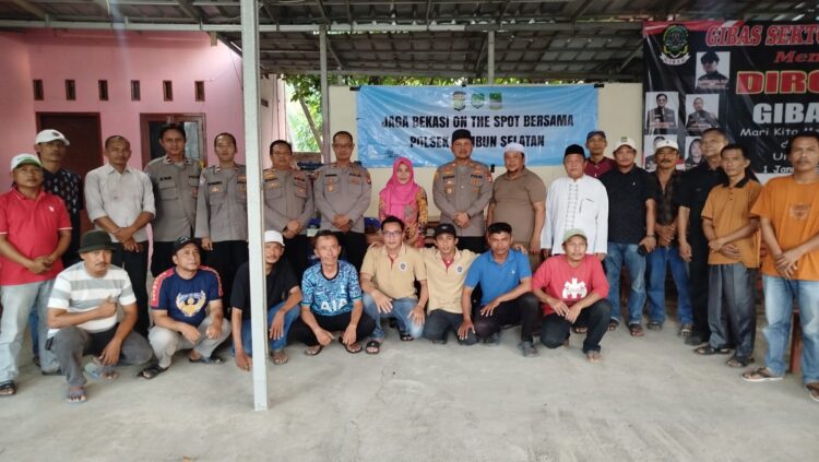 Jaga Jakarta Jaga Bekasi On The Spot, Polsek Tambun Selatan Dengarkan Harapan Warga Sumberjaya