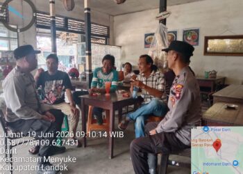 Antisipasi Tindak Kejahatan dan Kriminalitas Lainnya Samapta Polsek Menyuke Laksanakan Patroli Siang
