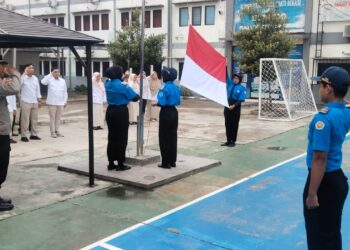 Police Goes to School Polsek Cikarang Pusat Bangun Karakter Pelajar SMK Dewantara 2