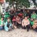 Polsek Cikarang Barat Tebar Kepedulian Lewat Sabuk Kamtibmas,30 Driver Ojek Online Terima Bantuan Beras 