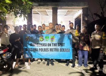 POLSEK TAMBELANG GELAR JAGA BEKASI ON THE SPOT, AJAK WARGA AKTIF JAGA KAMTIBMAS