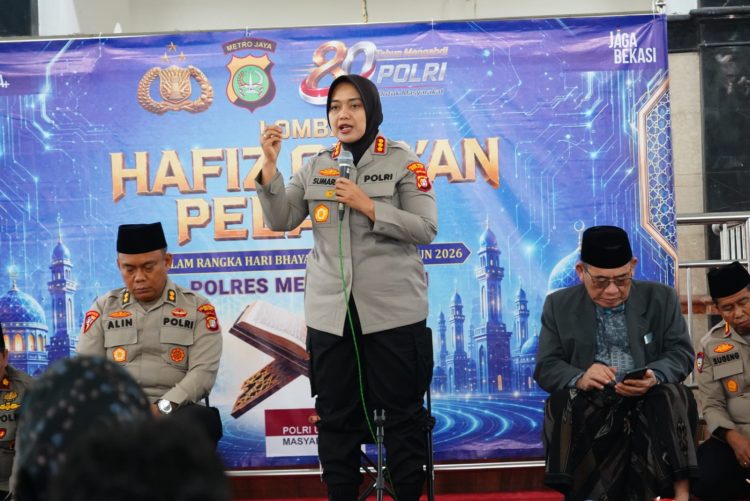 Menjaga Generasi dengan Al-Qur’an, Polres Metro Bekasi Buka Lomba Hafiz Qur’an Hari Bhayangkara ke-80