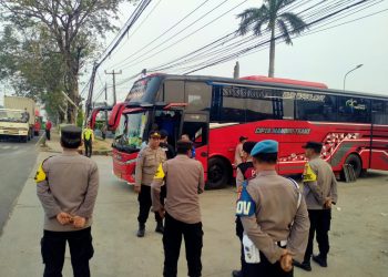 Polsek Cikarang Timur Siapkan Pelayanan Keberangkatan Buruh Multistrada untuk Bakti Kesehatan HUT Bhayangkara