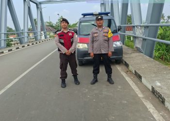 Jaga Jakarta Jaga Bekasi, Patroli Polsek Muara Gembong Perkuat Kehadiran Polisi di Jalur Penghubung Desa
