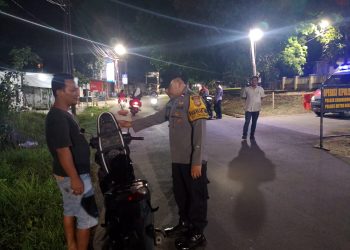 Jaga Jakarta Jaga Bekasi, Polsek Cabangbungin Gelar Razia Stasioner dan Patroli Cegah 3C serta Tawuran