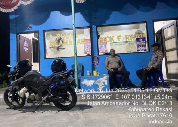 Jaga Jakarta Jaga Bekasi, Polsubsektor PUP Patroli Dini Hari Antisipasi 3C dan Tawuran