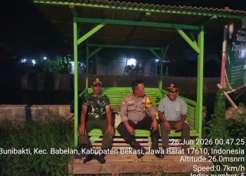Bhabinkamtibmas Buni Bakti Perkuat Siskamling Cegah 3C dan Tawuran
