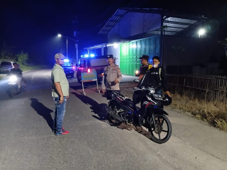Lampu Biru Menyusuri Muaragembong, Polsek Gelar OKJ Cegah Kejahatan Jalanan