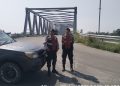 Jaga Jakarta Jaga Bekasi, Polsek Muaragembong Patroli KRYD di Jembatan Penghubung Pantai Mekar–Pantai Bakti