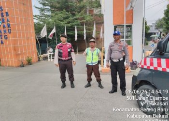 Jaga Jakarta Jaga Bekasi, Polsek Serang Baru Patroli Preventif di Perum Permata Sukasari