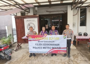 Minggu Kasih, Polsek Kedungwaringin Perkuat Silaturahmi dengan Jemaat Gereja Bethel Tabernakel