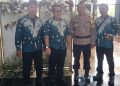Jaga Jakarta Jaga Bekasi, Bhabinkamtibmas Serang Baru Hadir di Resepsi Warga Sukaragam dan Sampaikan Pesan Kamtibmas