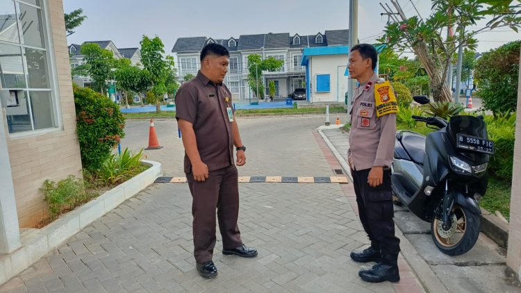 Jaga Jakarta Jaga Bekasi, Bhabinkamtibmas Tambun Utara Sambang Satpam Perum Aston dan Bolton