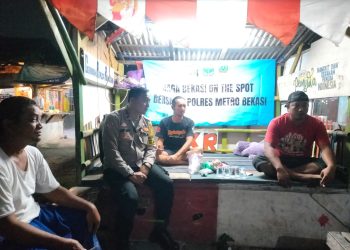 Polsek Cikarang Timur Perkuat Kamtibmas Lewat Program “Jaga Bekasi On The Spot”, Warga Diajak Aktif Jaga Lingkungan