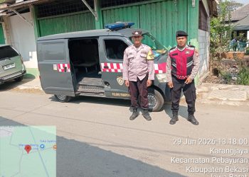 Jaga Jakarta Jaga Bekasi, Patroli Preventif Polsek Pebayuran Antisipasi 3C dan Tawuran di Karang Jaya