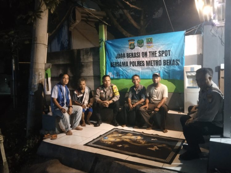 Jaga Bekasi On The Spot, Polsek Cikarang Pusat Ajak Warga Cicau Perkuat Kewaspadaan Lingkungan