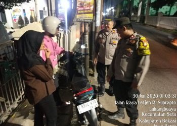Polsek Setu Gelar OKJ di Jalan Raya Letjen R. Suprapto Guna Jaga Jakarta Jaga Bekasi