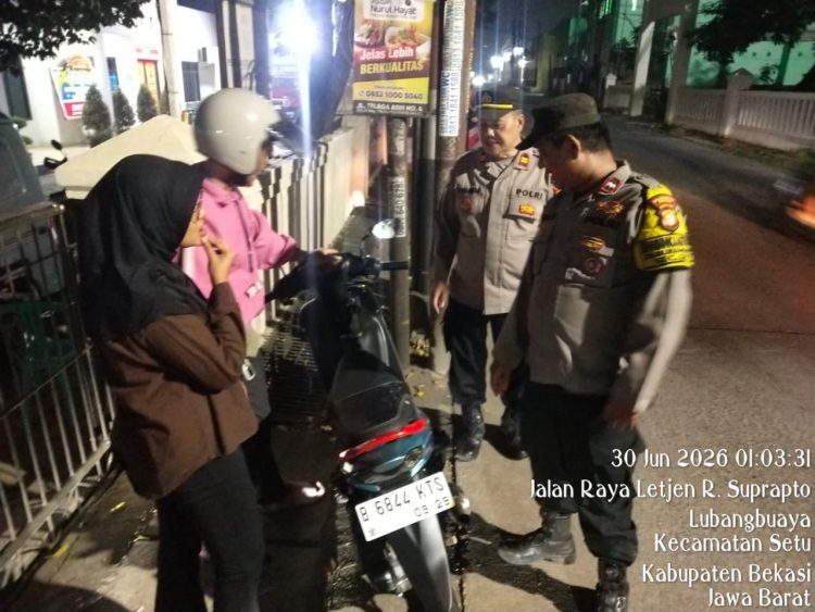 Polsek Setu Gelar OKJ di Jalan Raya Letjen R. Suprapto Guna Jaga Jakarta Jaga Bekasi