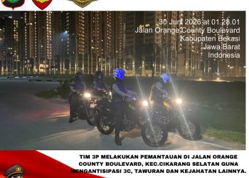 Jaga Jakarta Jaga Bekasi, Patroli Perintis Presisi Sasar Lima Wilayah Rawan Gangguan Kamtibmas