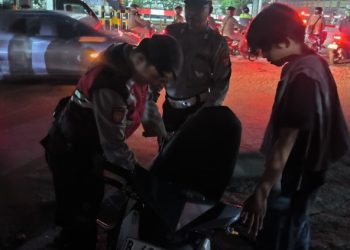 Jaga Jakarta Jaga Bekasi On The Spot, Polsek Cikarang Utara Sisir Area Rawan Cegah Guantibmas
