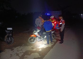 Jaga Jakarta Jaga Bekasi On The Spot, Polsek Serang Baru Laksanakan Patroli Cegah Guantibmas