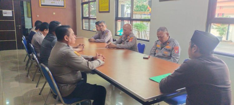 Jaga Jakarta Jaga Bekasi, Binrohtal Polsek Tambelang Perkuat Iman dan Etos Kerja Personel