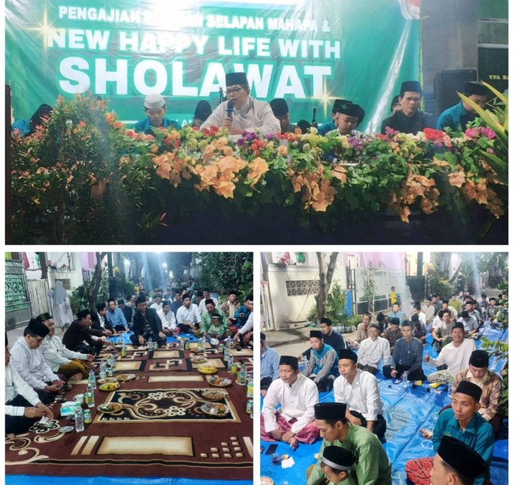 Antusias! Warga Blok H6-H10 Rutin Gelar Pengajian Selapanan Mahapa Tiap 40 Hari Sekali