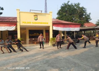 Jaga Jakarta Jaga Bekasi: Polsek Cabangbungin Meriahkan Hari Bhayangkara ke-80 Bersama Warga