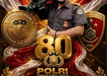 Tenor Amin Sutanto Pimpinan Pusat Media TNI POLRI Ucapkan Selamat HUT Bhayangkara ke-80