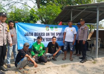 Jaga Bekasi On The Spot, Polsek Tambun Selatan Ajak Warga Satriamekar Cegah Tawuran dan Kejahatan Jalanan