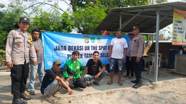 Jaga Bekasi On The Spot, Polsek Tambun Selatan Ajak Warga Satriamekar Cegah Tawuran dan Kejahatan Jalanan