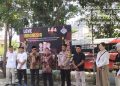 Jaga Bekasi On The Spot, Bhabinkamtibmas Polsek Setu Olahraga Bersama Warga Cikarageman