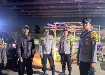 Patroli Polsek Tambun Selatan Menyusuri Tambun Utara, Cegah 3C hingga Balap Liar