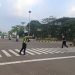Jaga Jakarta Jaga Bekasi, Polwan Polres Metro Bekasi Hadir Atur Lalu Lintas Pagi Hari