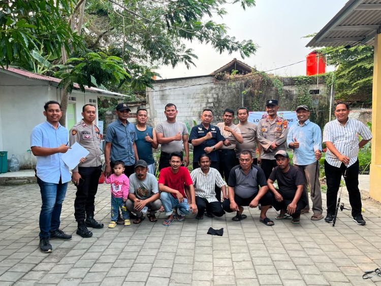 Polsek Sukatani Gelar Lomba Mancing Bersama Warga Sambut HUT Bhayangkara ke-80
