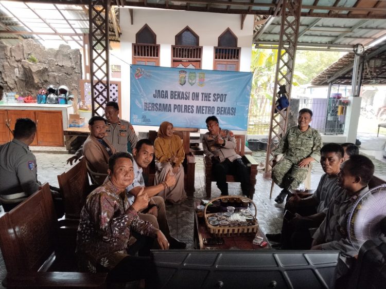 Jaga Bekasi On The Spot, Polsek Kedungwaringin Ajak Warga Perkuat Siskamling dan Cegah Tawuran