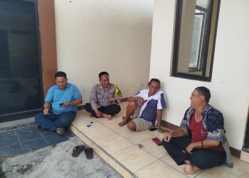 Jaga Jakarta Jaga Bekasi, Bhabinkamtibmas Kedungwaringin Ajak Warga Jaga Persatuan Jelang Pilkades