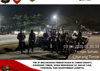 Jaga Jakarta Jaga Bekasi, Patroli Perintis Presisi Sisir Titik Rawan Cikarang hingga MM2100