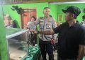 Polsek Tambelang Cek TKP Dugaan Perusakan Etalase Warga di Sukawangi