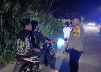 Jaga Jakarta Jaga Bekasi, OKJ Polsek Muara Gembong Perkuat Pengawasan Jalur Pesisir
