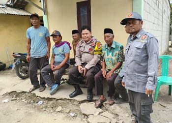 Bhabinkamtibmas Sukamantri Ajak Warga Peduli Lingkungan dan Cegah Banjir