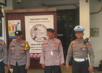 Polsek Kedungwaringin Amankan Ibadah Rutin Umat Nasrani di Lima Lokasi