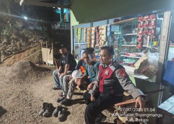 Polsek Bojongmangu Perkuat Patroli Malam di Jalur dan Sentra Warga
