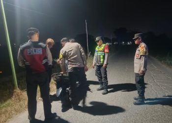 Polsek Pebayuran Gelar Operasi Kejahatan Jalanan di Jalur Rawan