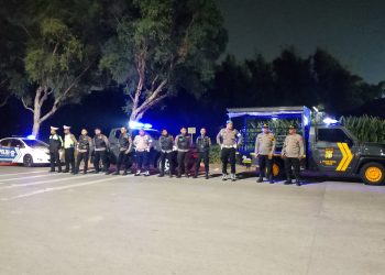 Jaga Jakarta Jaga Bekasi, Patroli Skala Besar Polres Metro Bekasi Sisir Titik Rawan hingga Dini Hari