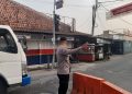 Jaga Jakarta Jaga Bekasi, Polsek Tambun Selatan Atur Arus Pagi di Jembatan Besi Karangsatria