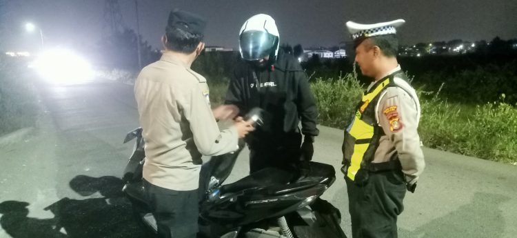 Jaga Jakarta Jaga Bekasi, Polsek Cikarang Pusat Gelar OKJ di Jalan Baru Cicau