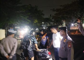 Jaga Jakarta Jaga Bekasi, Polsek Cikarang Utara Gelar OKJ Antisipasi 3C, Tawuran, dan Balap Liar