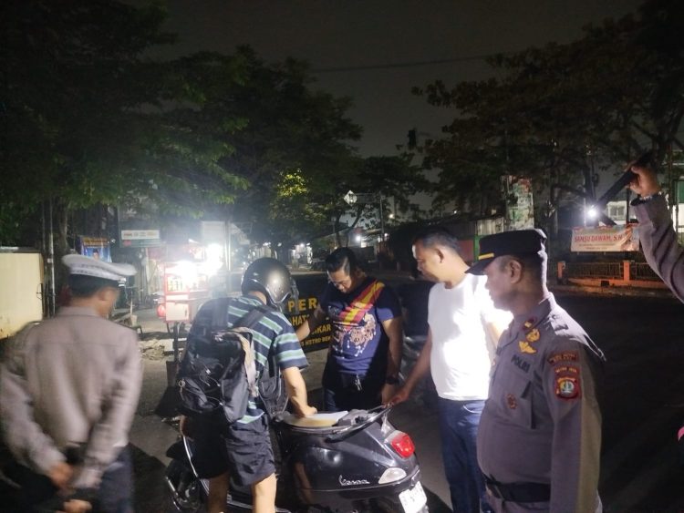 Jaga Jakarta Jaga Bekasi, Polsek Cikarang Utara Gelar OKJ Antisipasi 3C, Tawuran, dan Balap Liar